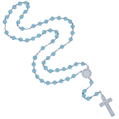 AQUAMARINE ROZENKRANS - ZILVER