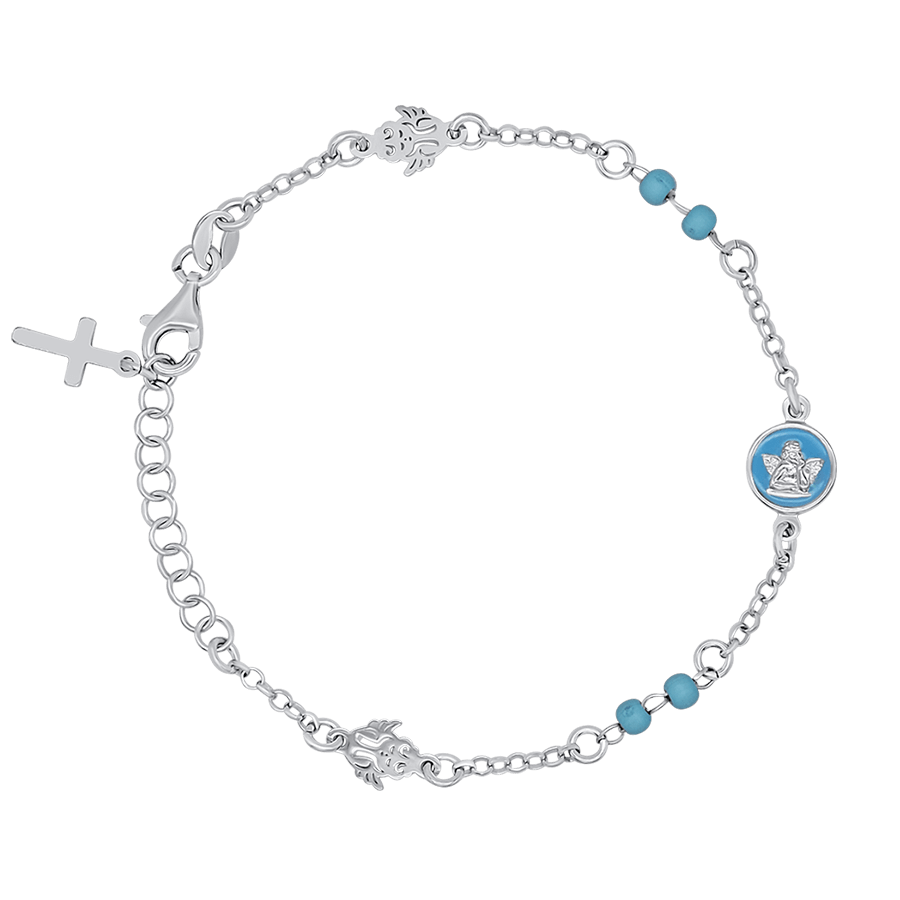 BABY BOY - CHRISTIAN ARMBAND - ZILVER
