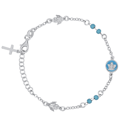 BABY BOY - CHRISTIAN ARMBAND - ZILVER