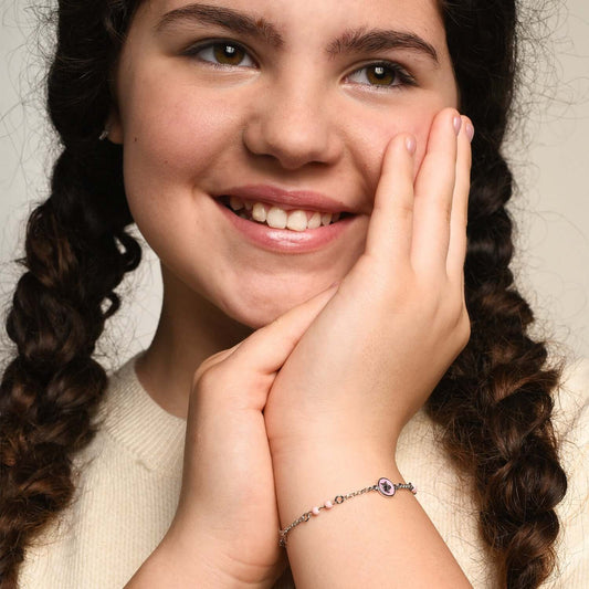 BABY GIRL - CHRISTIAN ARMBAND - ZILVER