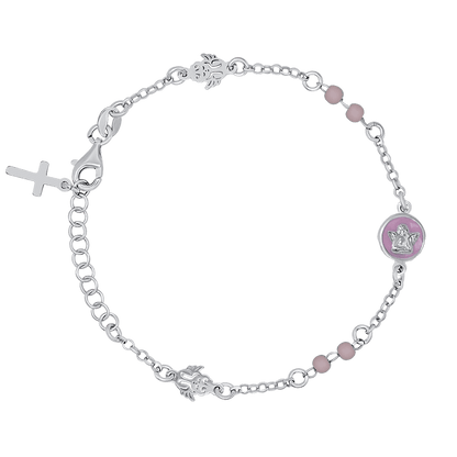 BABY GIRL - CHRISTIAN ARMBAND - ZILVER