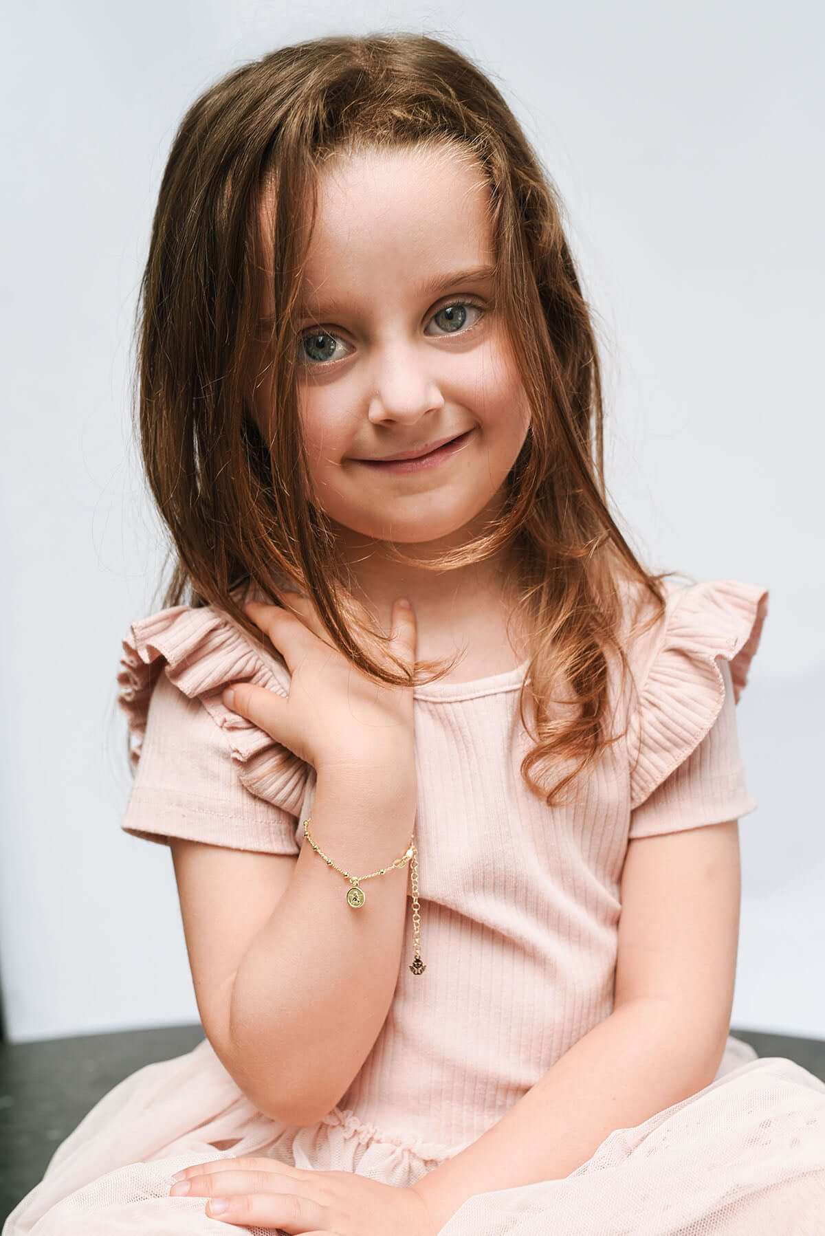 BABY ROZENKRANS ARMBAND - VERMEIL ZILVER