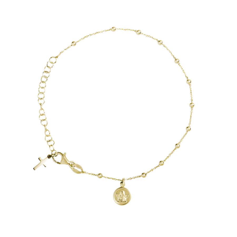 BABY ROZENKRANS ARMBAND - VERMEIL ZILVER