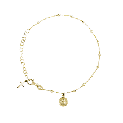 BABY ROZENKRANS ARMBAND - VERMEIL ZILVER