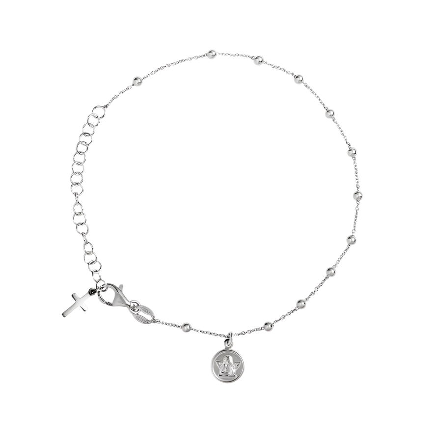 BABY ROZENKRANS ARMBAND - ZILVER