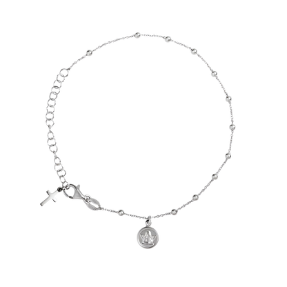 BABY ROZENKRANS ARMBAND - ZILVER