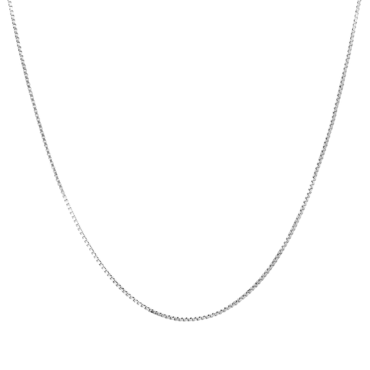 BOX - CHAIN - WHITE GOLD
