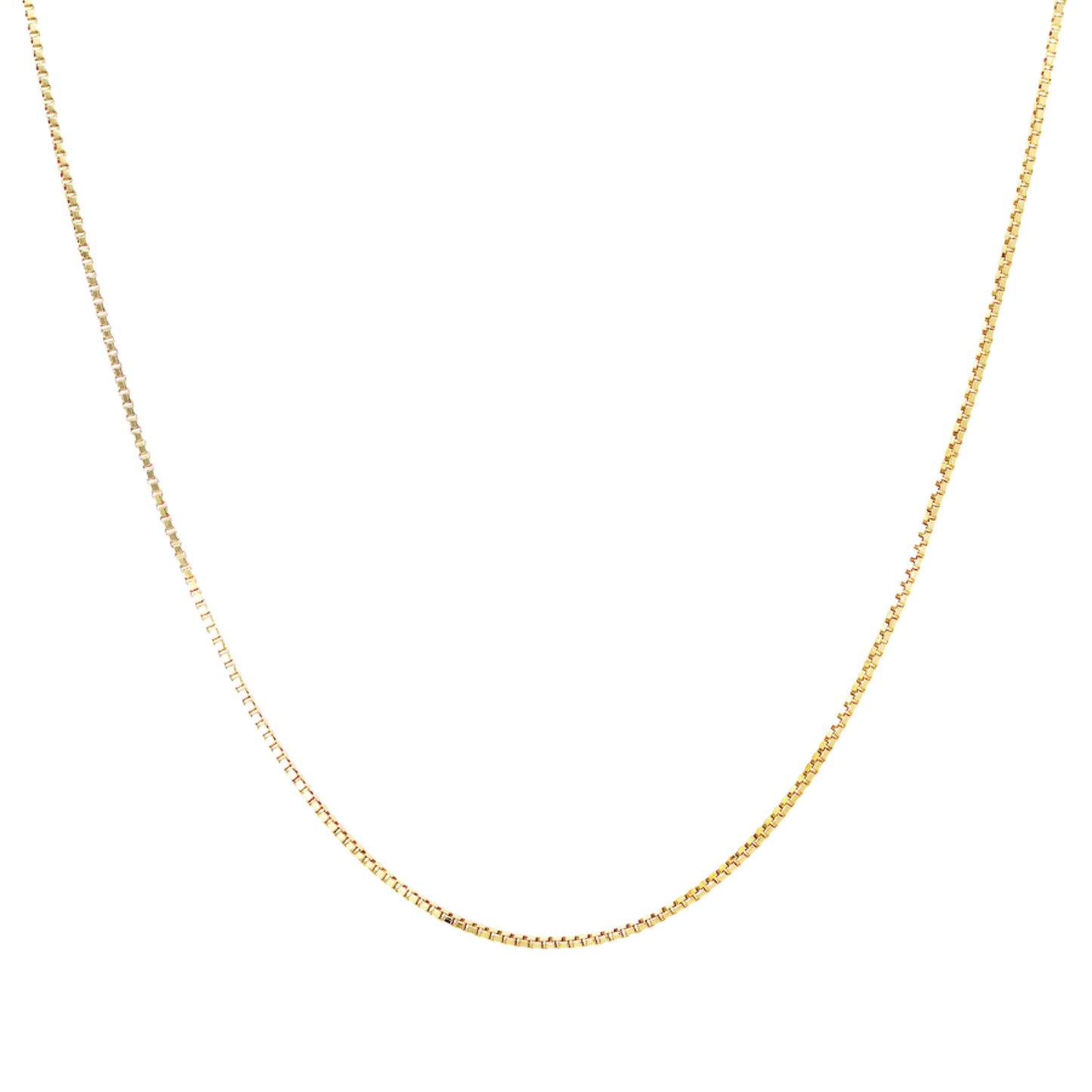 BOX - KETTING - VERMEIL ZILVER