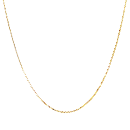 BOX - KETTING - VERMEIL ZILVER
