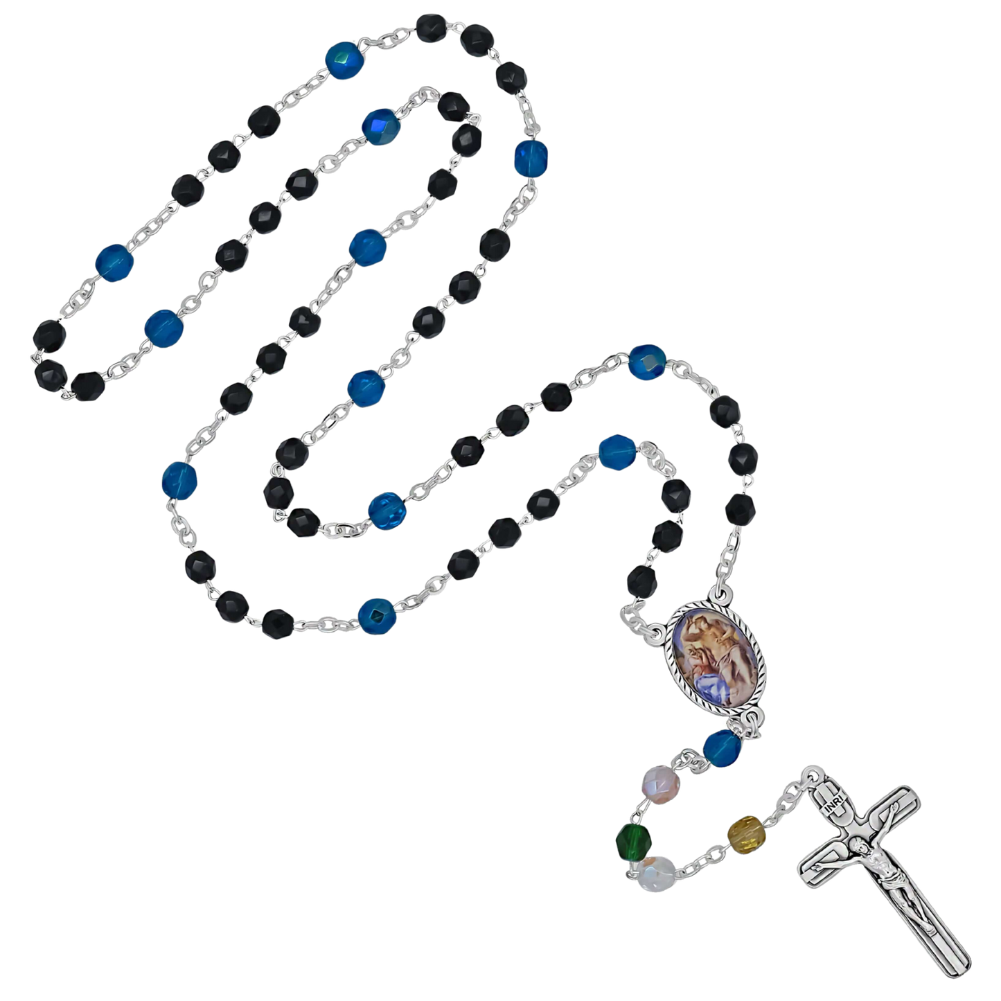 HOLY SOULS IN PURGATORY - CHAPLET - METAL