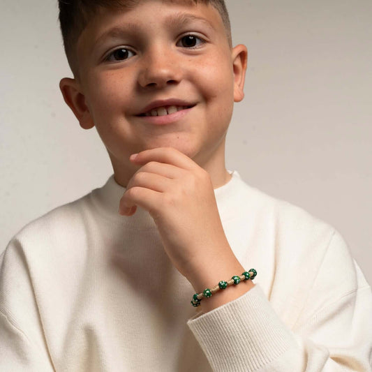 CHILDREN'S ROZENKRANS ARMBAND - WOOD - GREEN