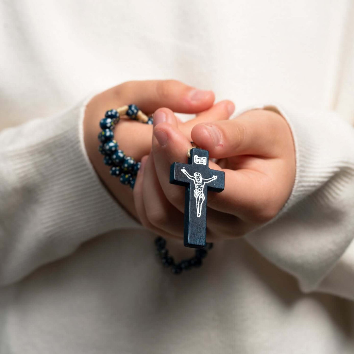 CHILDREN’S ROSARY - BLUE WOOD