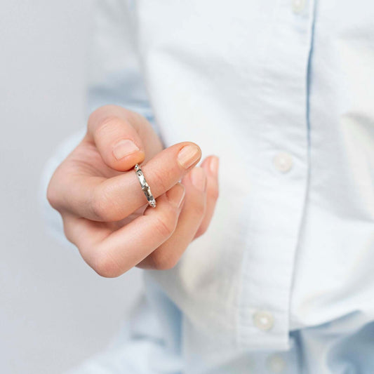 ROSARY RING - SILVER