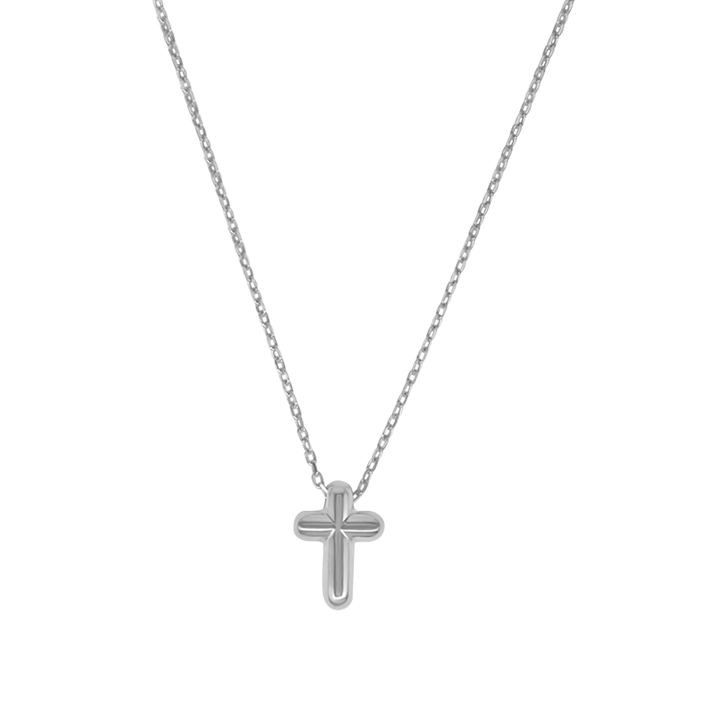 CROSS NECKLACE - SILVER