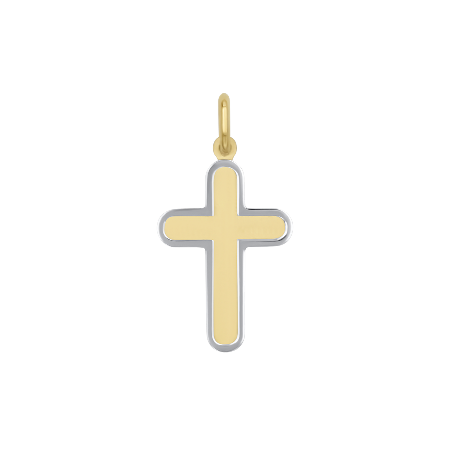 KRUIS HANGER - GOUDEN ZILVER