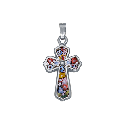 KRUIS HANGER - MICROMOSAIC JEWELRY - METAAL