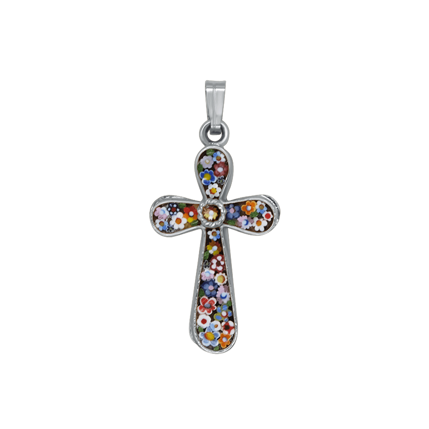 KRUIS HANGER - MICROMOSAIC JEWELRY - METAAL