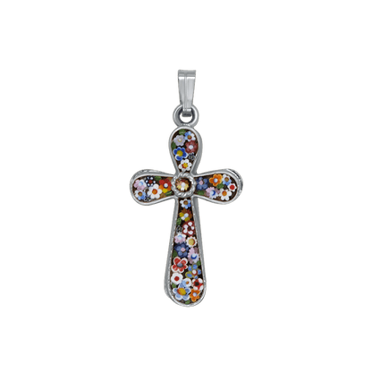 KRUIS HANGER - MICROMOSAIC JEWELRY - METAAL