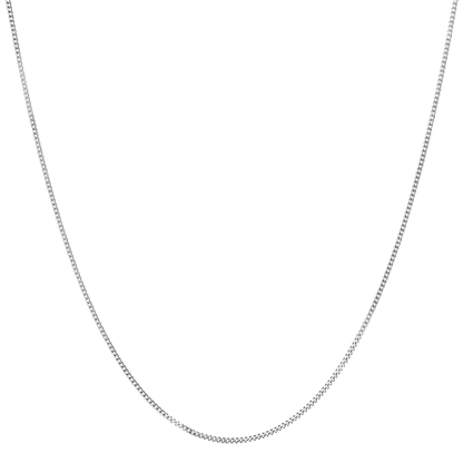 CURB - CHAIN - WHITE GOLD
