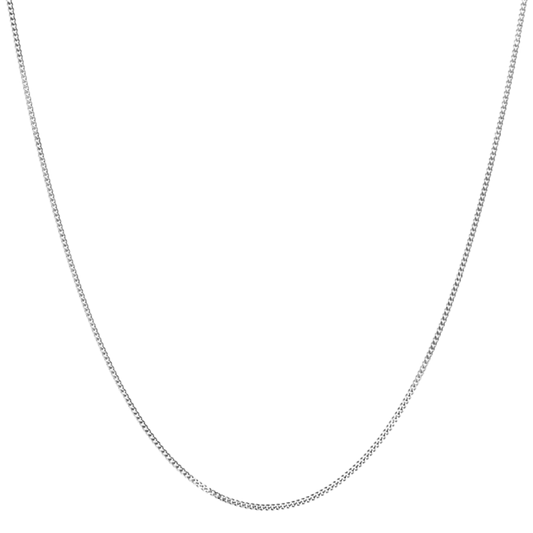 CURB - CHAIN - WHITE GOLD