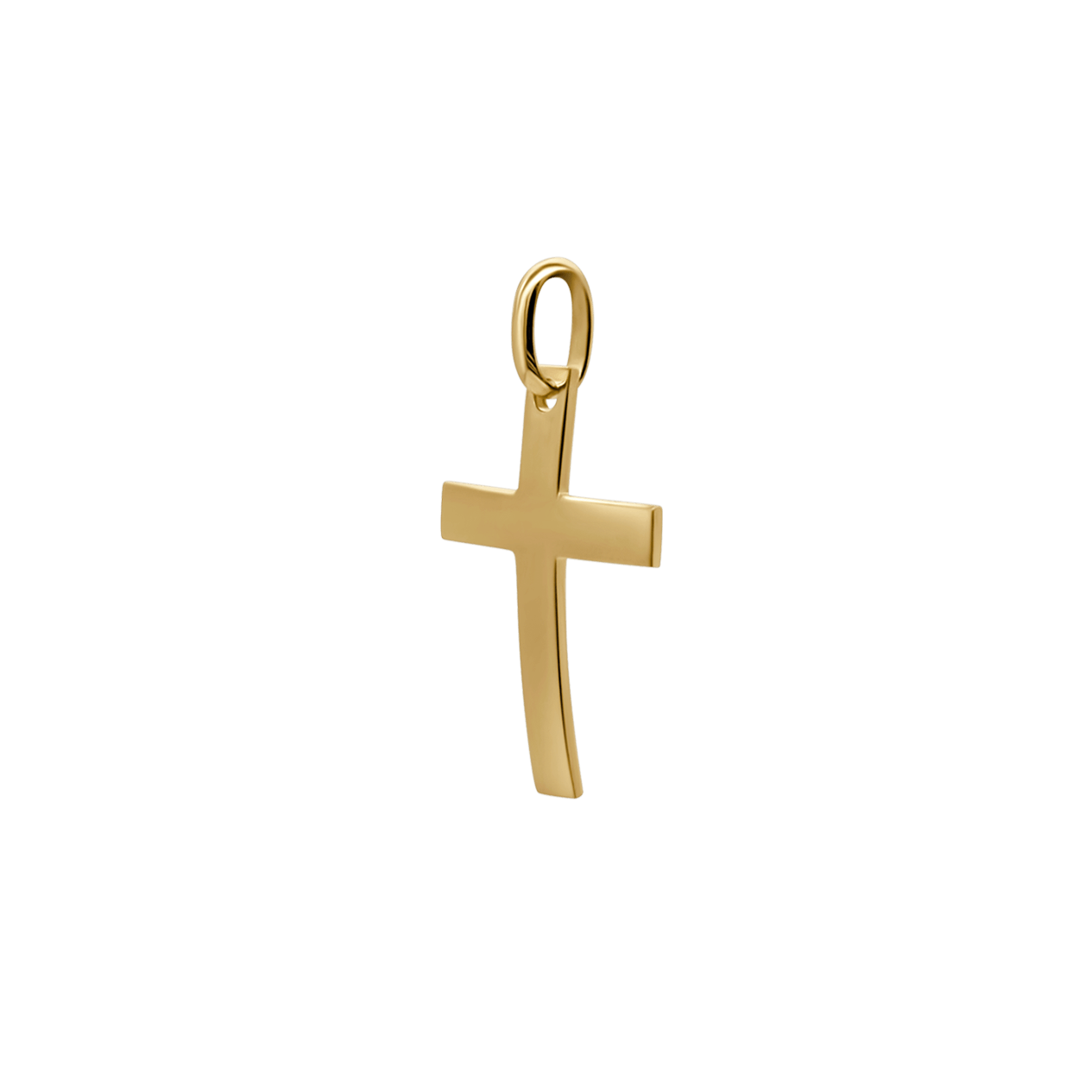 CURVED KRUIS HANGER - GOUD