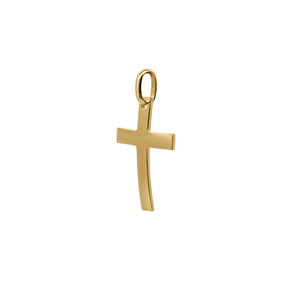 CURVED KRUIS HANGER - GOUD