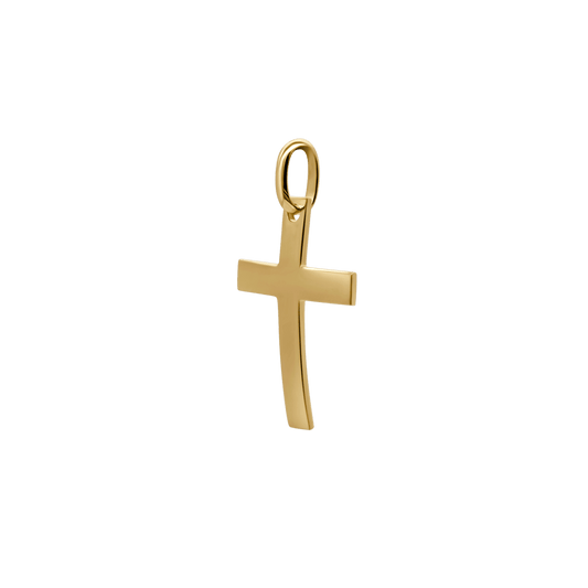 CURVED KRUIS HANGER - GOUD