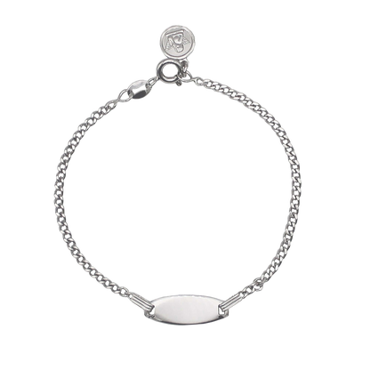 CUSTOMIZABLE ARMBAND VOOR KINDER - ZILVER