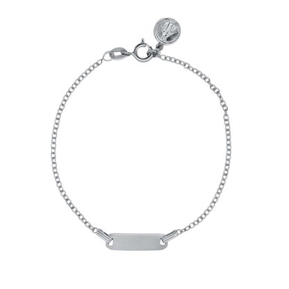 CUSTOMIZABLE ARMBAND VOOR KINDER - ZILVER