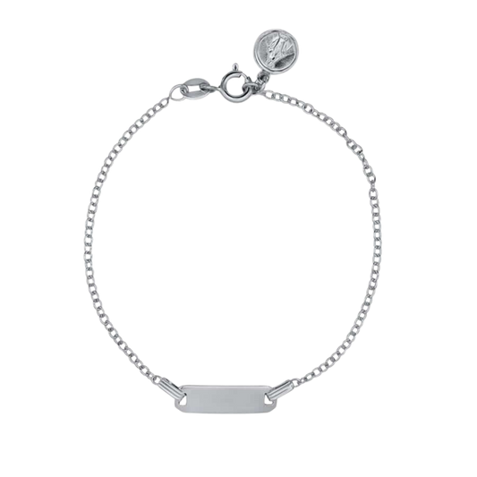 CUSTOMIZABLE ARMBAND VOOR KINDER - ZILVER