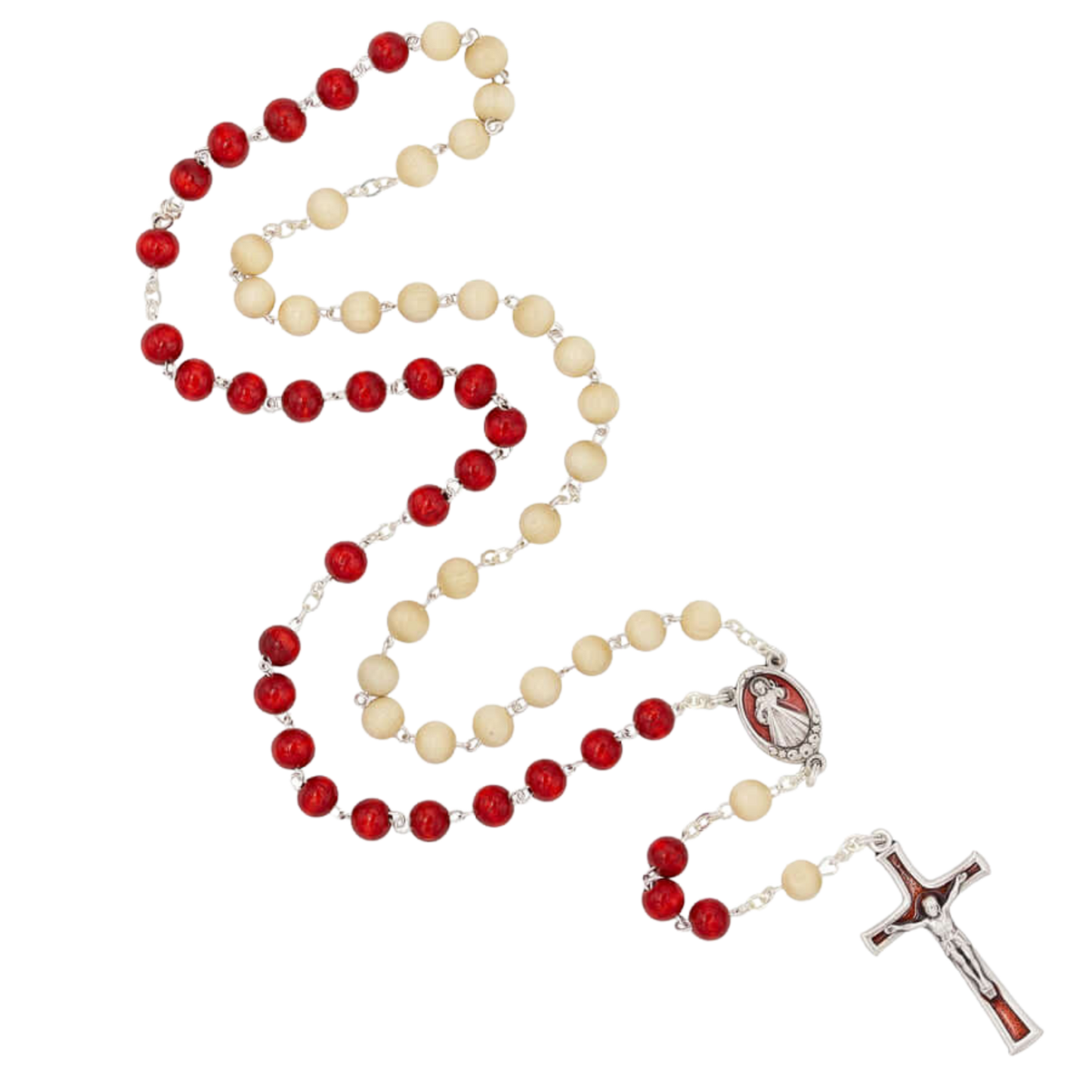 DIVINE MERCY - ROSARY - METAL