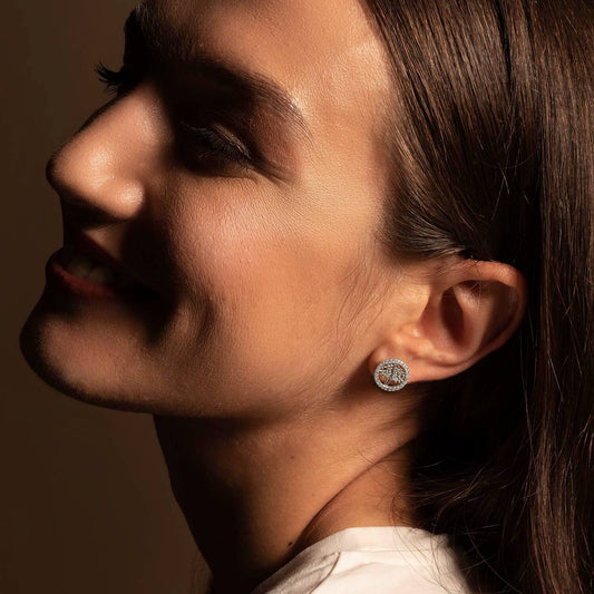 TREE OF LIFE - EARRINGS - ZILVER EN ZIRKONIA