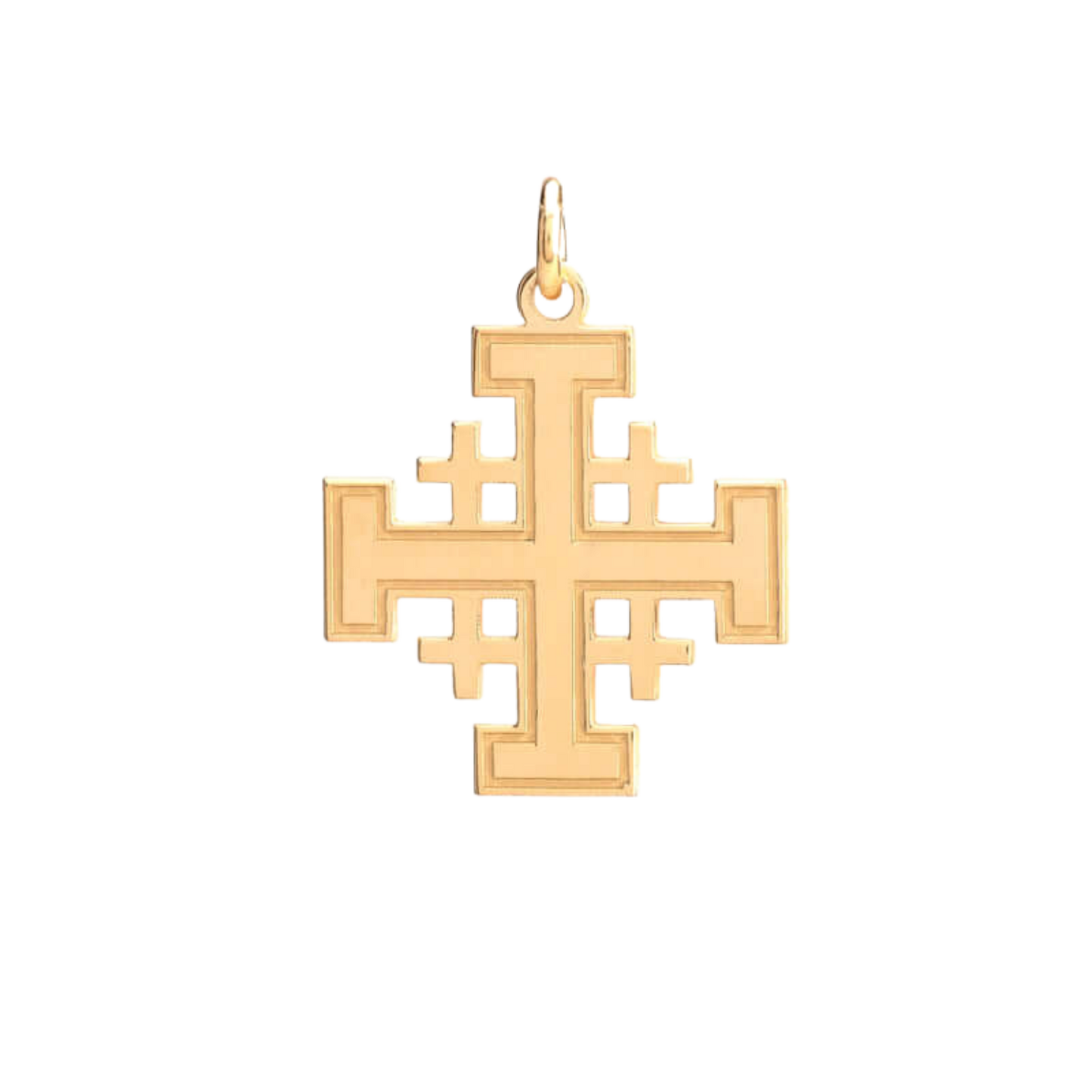 JERUSALEM KRUIS - VERMEIL ZILVER
