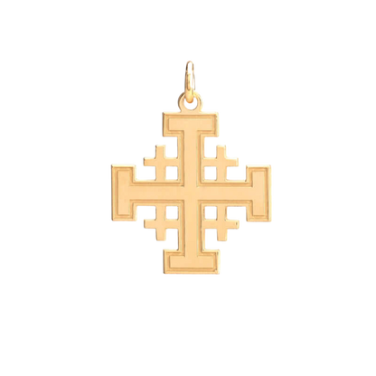 JERUSALEM KRUIS - VERMEIL ZILVER