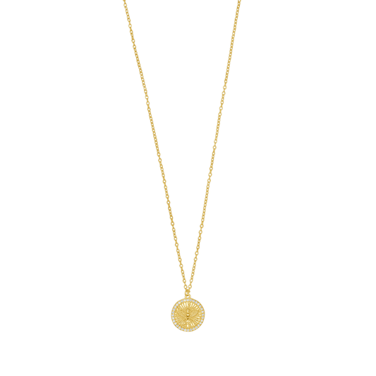 HOLY SPIRIT NECKLACE - GOLDEN SILVER