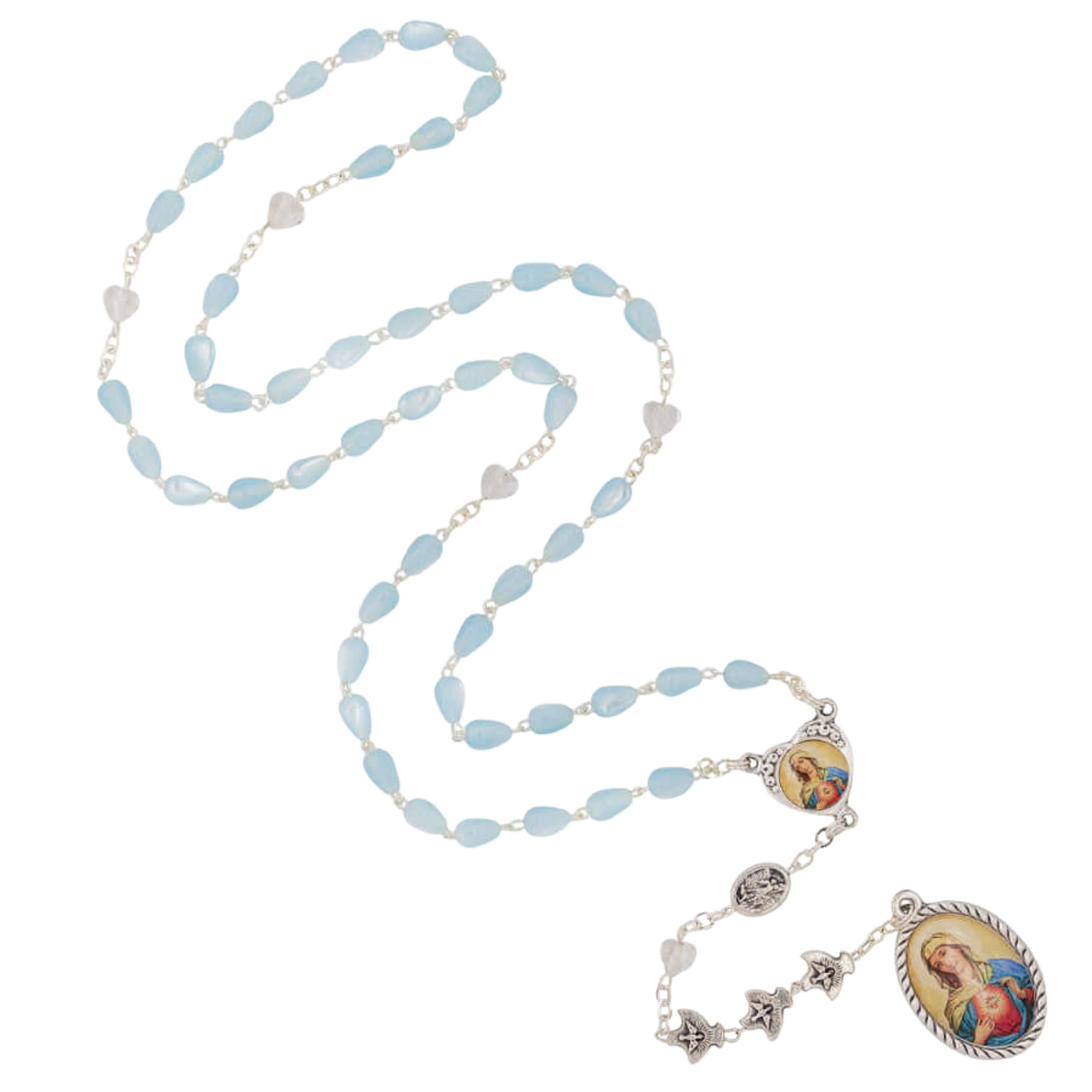 IMMACULATE HEART OF MARY - CHAPLET - METAL