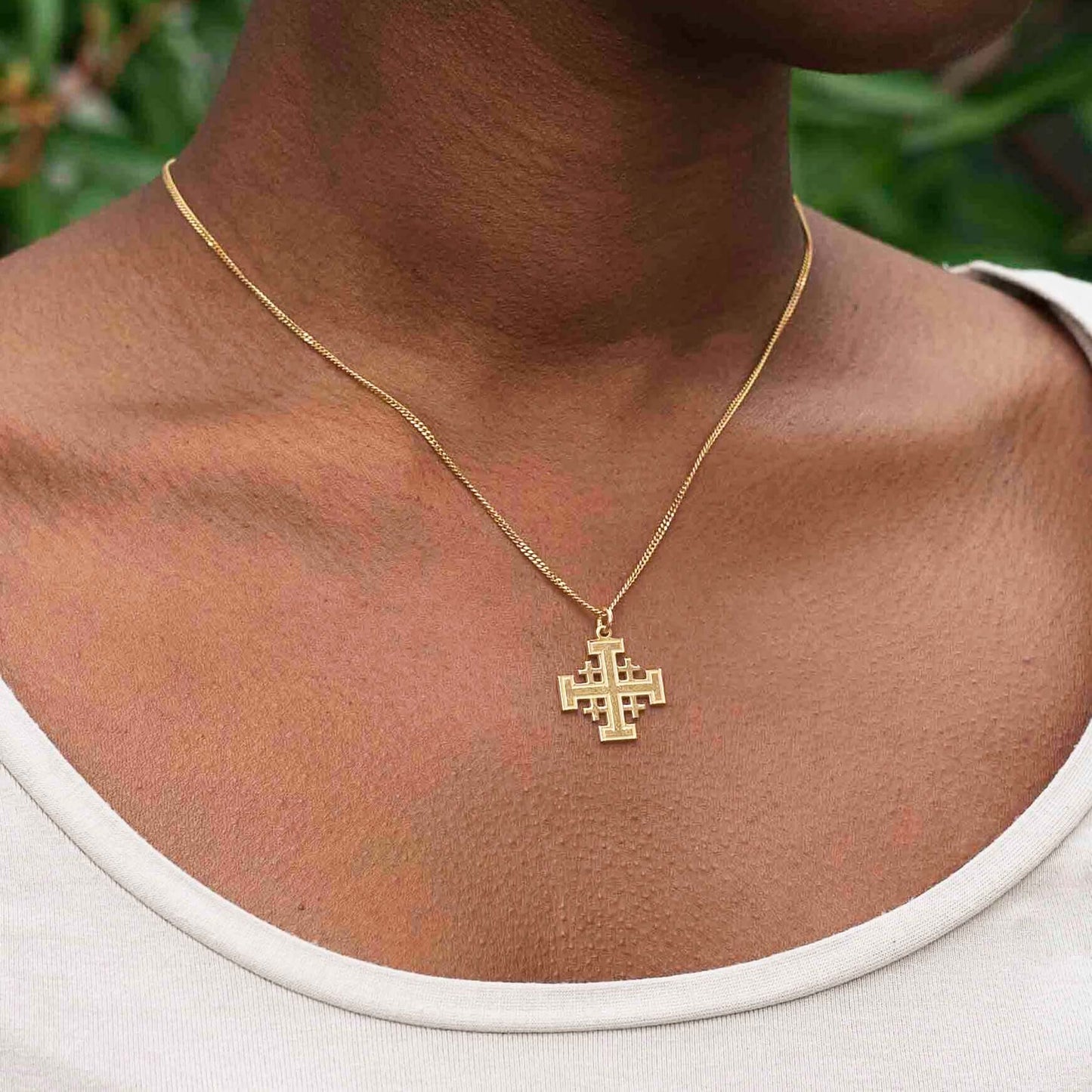 JERUSALEM KRUIS - VERMEIL ZILVER