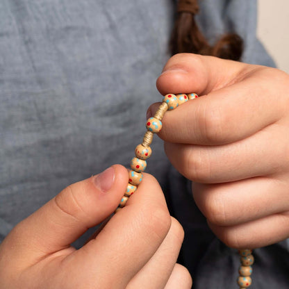 KIDS ROSARY - NATURAL WOOD