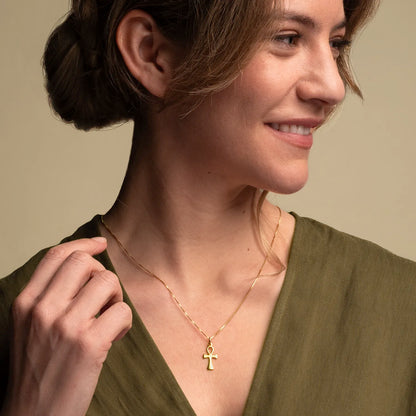 LIFE - CROSS PENDANT - GOLD