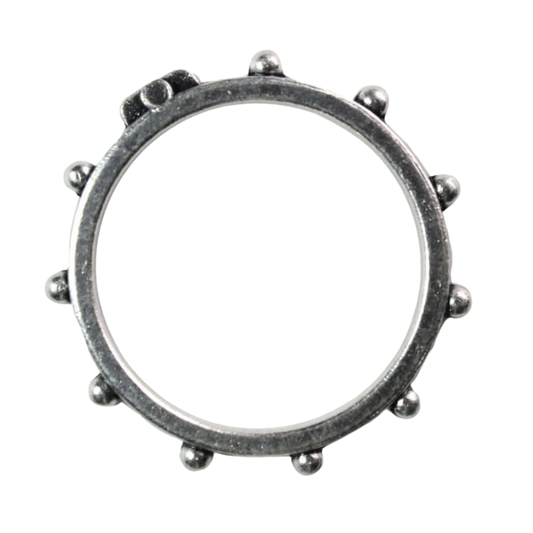 ROSARY RING - METAL