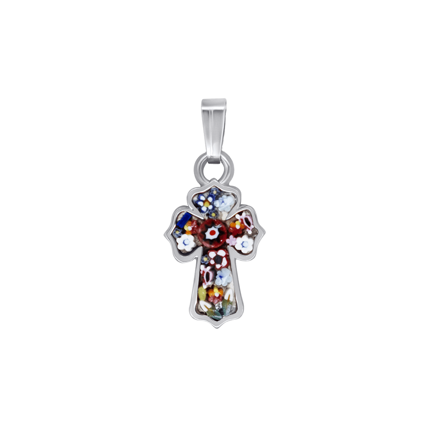 KRUIS HANGER - MICROMOSAIC JEWELRY - METAAL