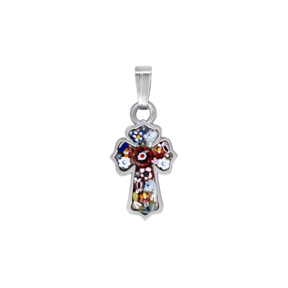 KRUIS HANGER - MICROMOSAIC JEWELRY - METAAL
