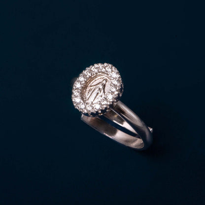 MIRACULOUS MEDAL - RING - SILVER