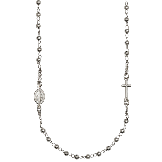 MIRACULOUS EN KRUIS - KETTING - ZILVER