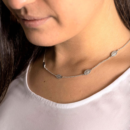 MIRACULOUS MEDALS - NECKLACE - SILVER