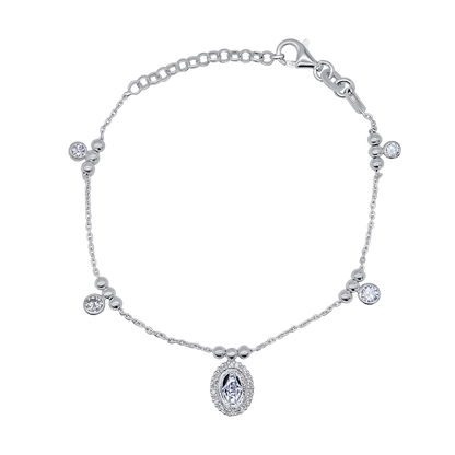 MIRACULOUS MEDAILLE - CHRISTIAN ARMBAND - ZILVER