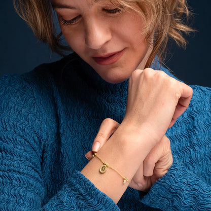 MIRACULOUS MEDAILLE - CHRISTIAN ARMBAND - GOUDEN ZILVER