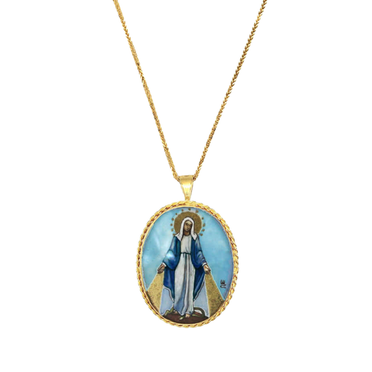 MIRACULOUS MEDAL - NECKLACE - GOLD