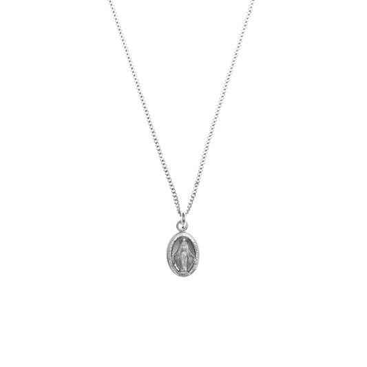 MIRACULOUS MEDAL NECKLACE - SILVER