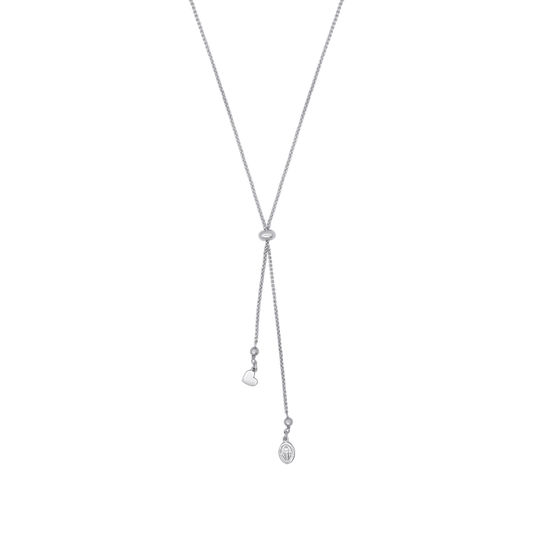 MIRACULOUS MEDAL NECKLACE - SILVER